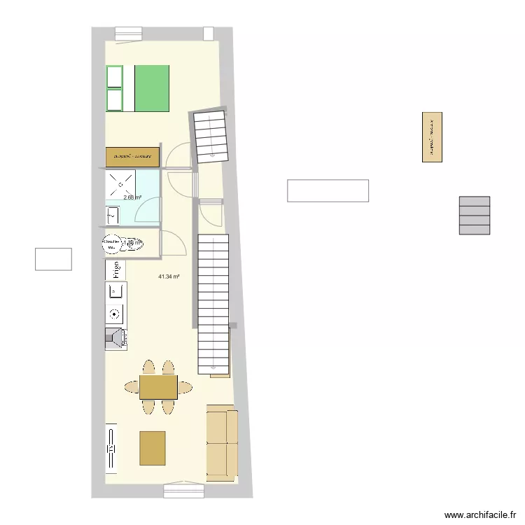 appart 1er saulce rev 2. Plan de 