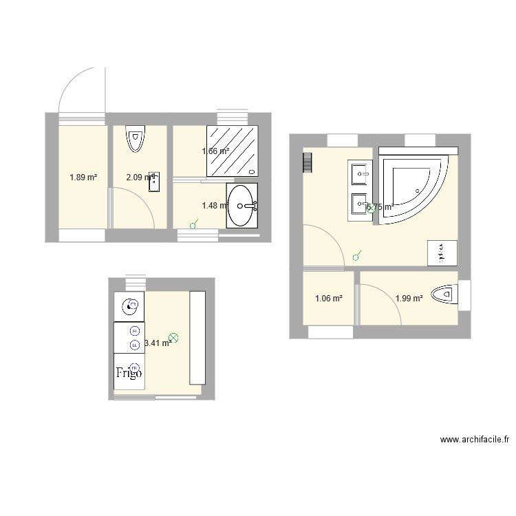 SDBs de Palmas. Plan de 0 pièce et 0 m2