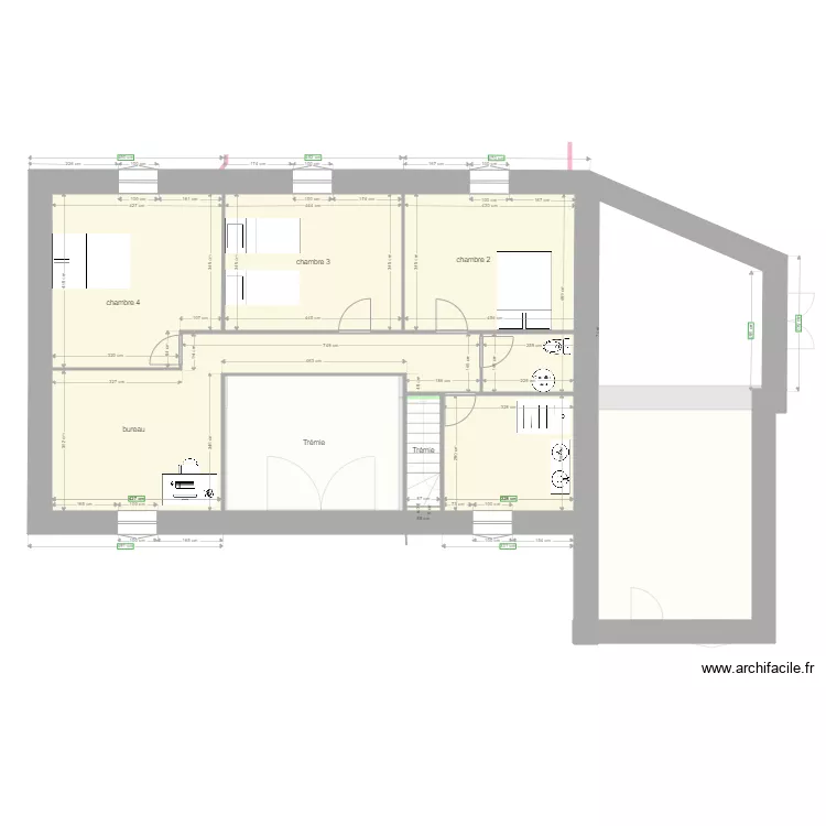 gite de la soupeze. Plan de 