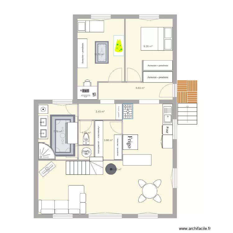 CHALET DYDY 4. Plan de 