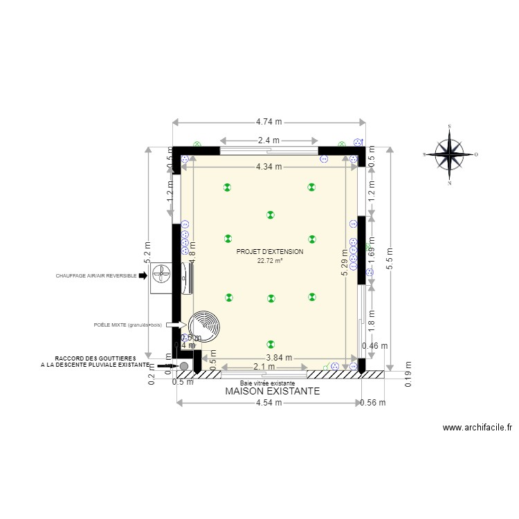 PCMI O Vue en plan . Plan de 0 pièce et 0 m2