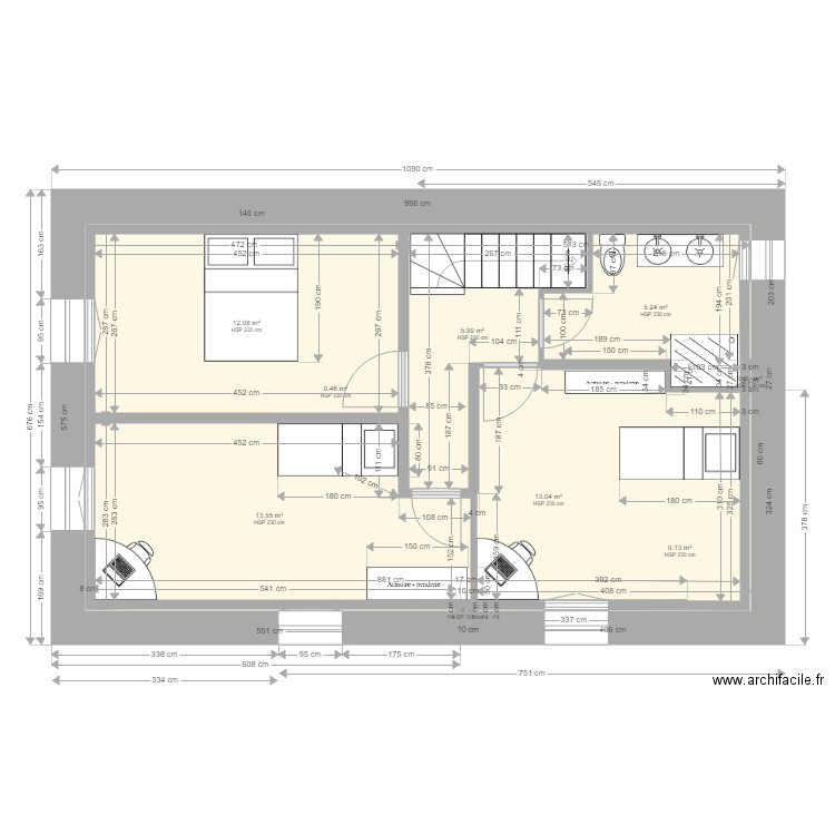 ANAIS BAT1 ETAGE V5 DO 2018 05 04. Plan de 0 pièce et 0 m2