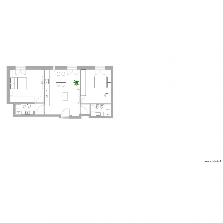 c quinto piano. Plan de 0 pièce et 0 m2