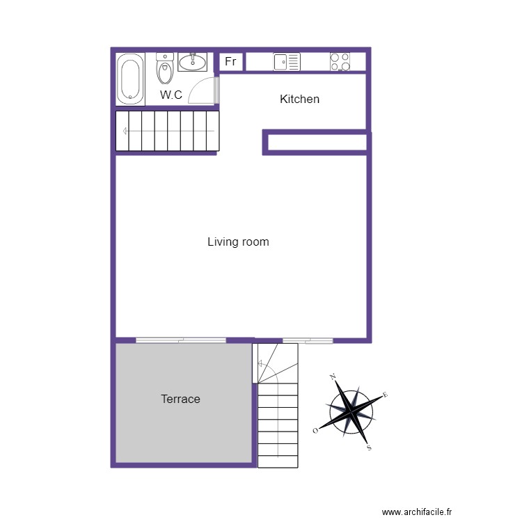 5006 pasaje ceuta 1º. Plan de 0 pièce et 0 m2