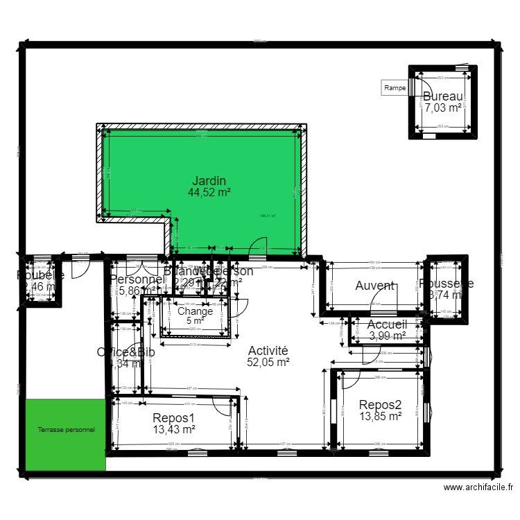 sollies-ville 05/0722. Plan de 15 pièces et 375 m2