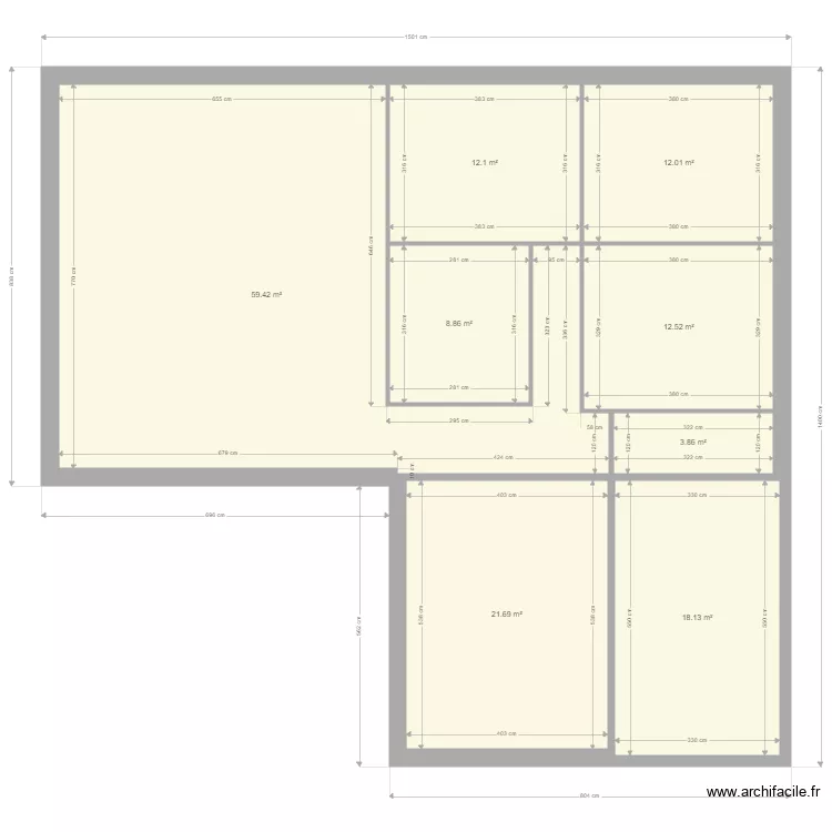 Coulombel 2. Plan de Coulombel 2. Plan de