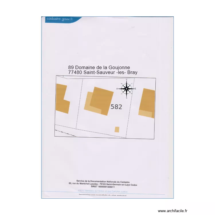 Plan de  Situation. Plan de 