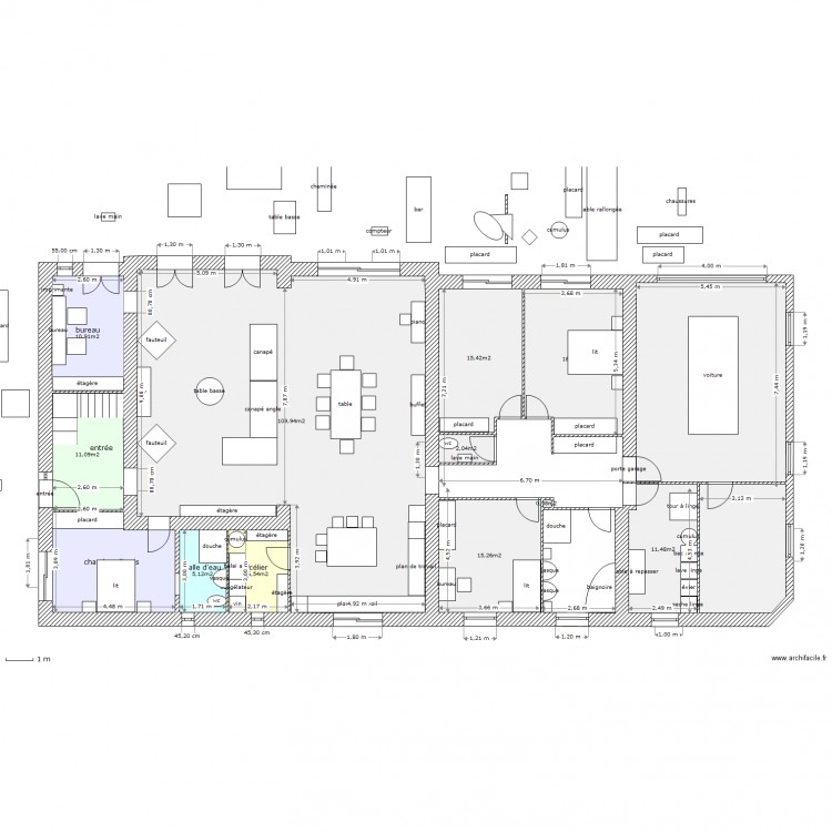 tres grd changement. Plan de 0 pièce et 0 m2