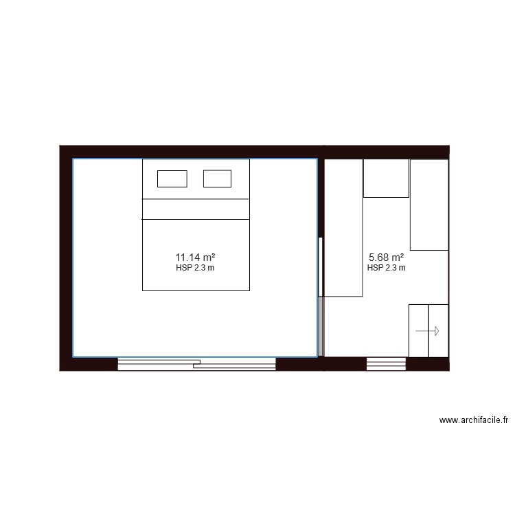 AGRANDISSEMENT. Plan de 0 pièce et 0 m2