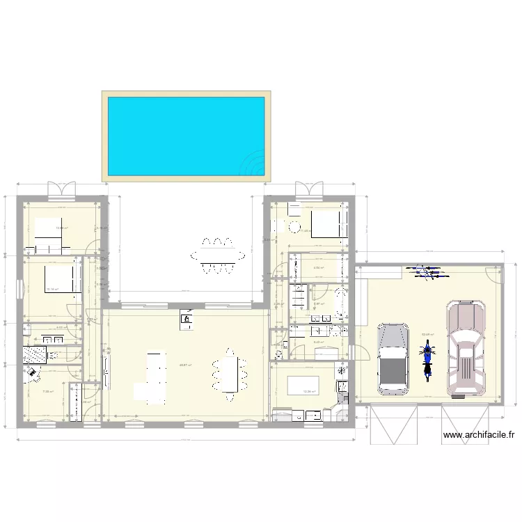 MAISON001. Plan de 