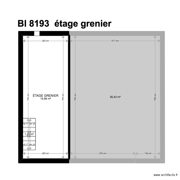 BI 8193. Plan de 17 pièces et 216 m2