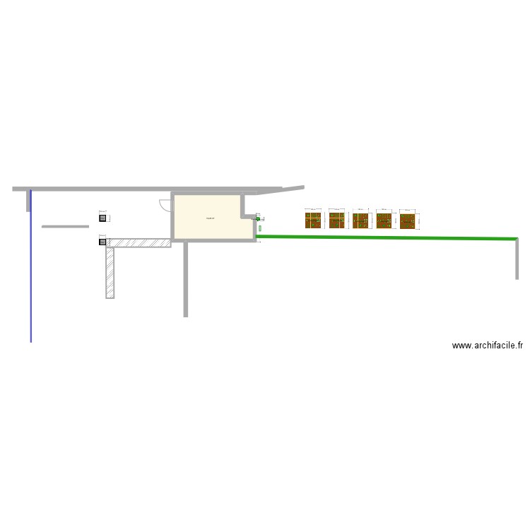 Jardin nord. Plan de 0 pièce et 0 m2