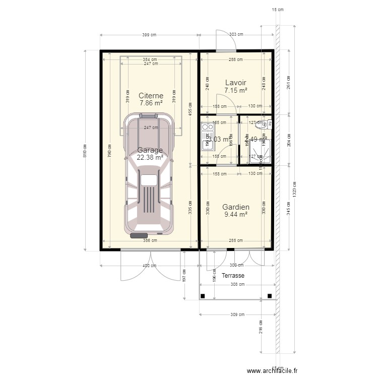 Gardien Mada 2. Plan de 0 pièce et 0 m2