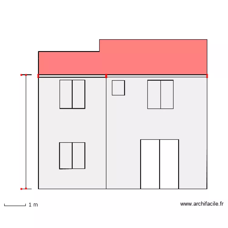 Facade_jardin. Plan de Facade_jardin. Plan de