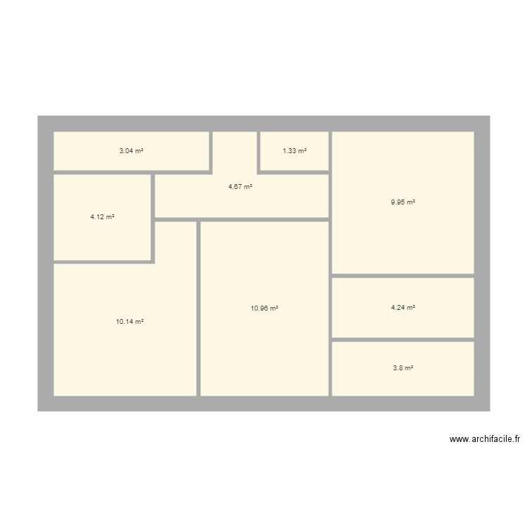 2eme version. Plan de 0 pièce et 0 m2