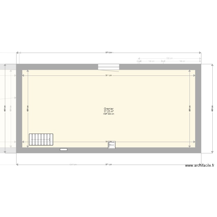 ISA grenier. Plan de 0 pièce et 0 m2