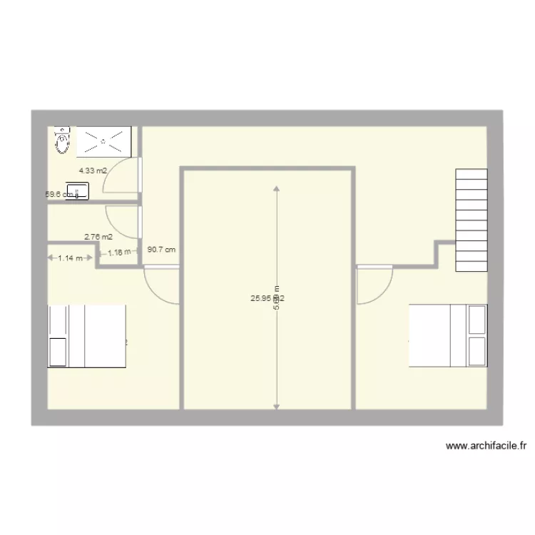 &eacute;tage 1 projet 2. Plan de 
