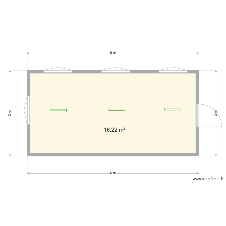 Salle de formation. Plan de 0 pièce et 0 m2