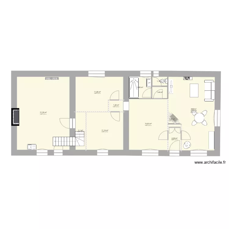 MAISON ASSE studio. Plan de 