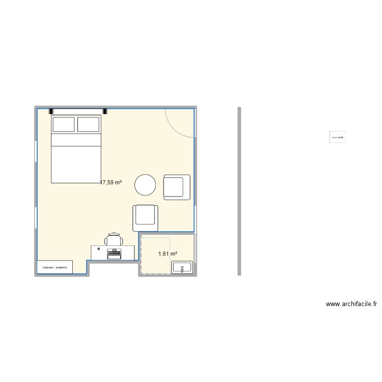 chambre augustin 2. Plan de 0 pièce et 0 m2