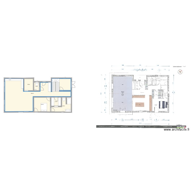 Projet maison v2. Plan de 0 pièce et 0 m2
