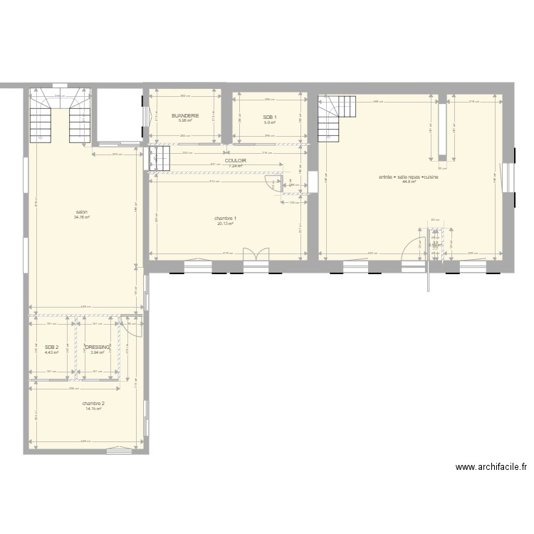 maison comeal  V3. Plan de 0 pièce et 0 m2