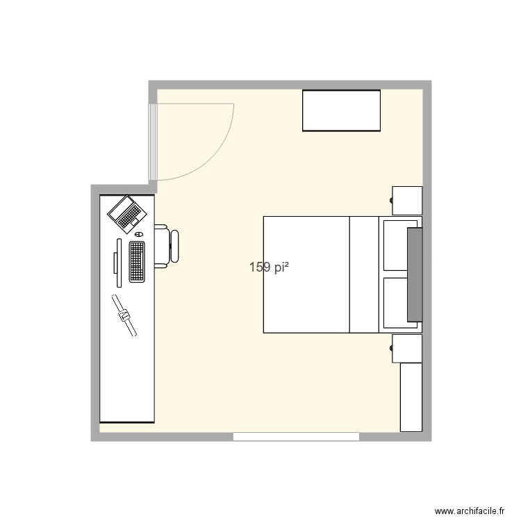 Chambre sous sol V3. Plan de 0 pièce et 0 m2