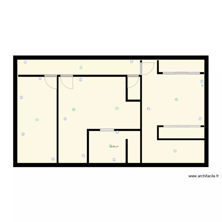 ferme viriat etg. Plan de 