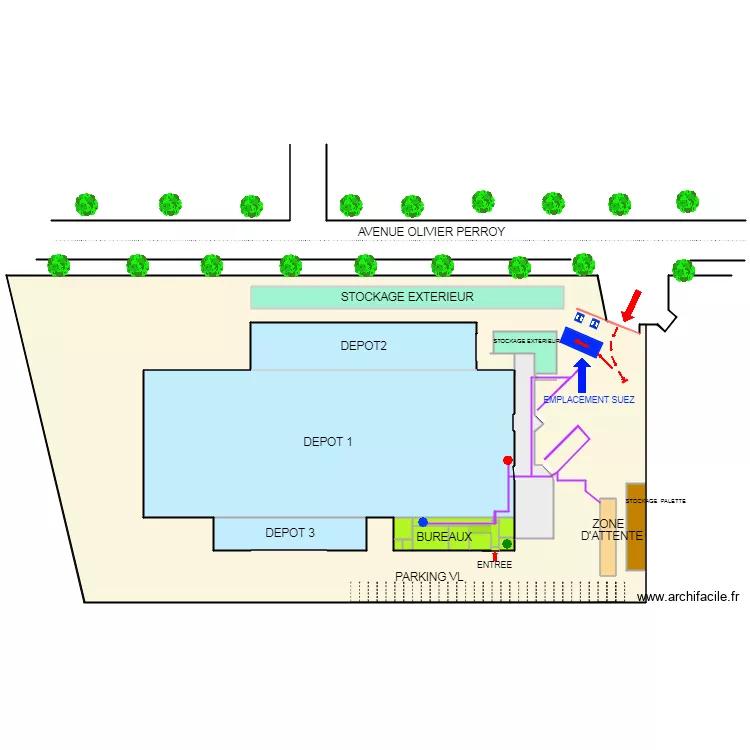 PEA 7 FLECHE SUEZ. Plan de PEA 7 FLECHE SUEZ. Plan de