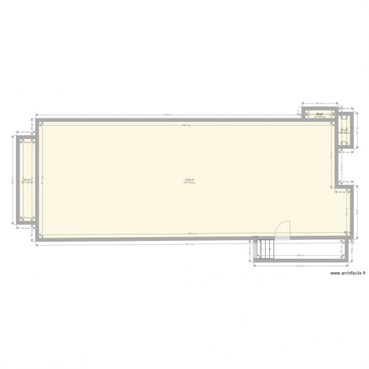 transit sept-iles. Plan de 4 pièces et 120 m2