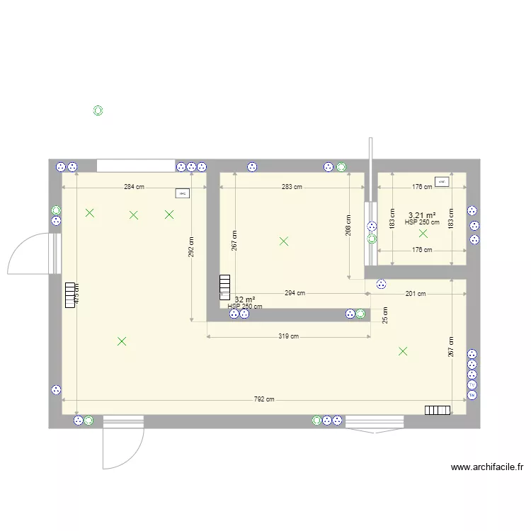 Plan elec DENAZE. Plan de 