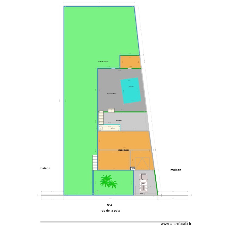 plan de masse aderiva 02. Plan de 0 pièce et 0 m2