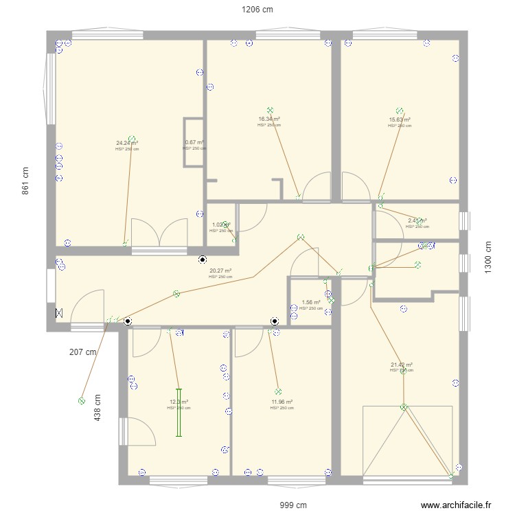 Rodriguez &eacute;lectricit&eacute; d&eacute;finitive. Plan de 0 pièce et 0 m2