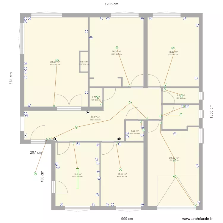 Rodriguez &eacute;lectricit&eacute; d&eacute;finitive. Plan de 