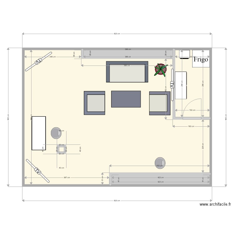 stand. Plan de 0 pièce et 0 m2