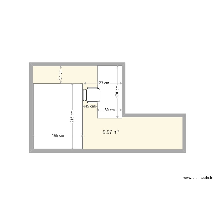 despacho-benitachel-1-a. Plan de 1 pièce et 10 m2