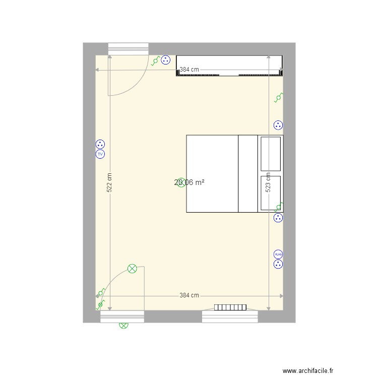 chambre 112. Plan de 0 pièce et 0 m2