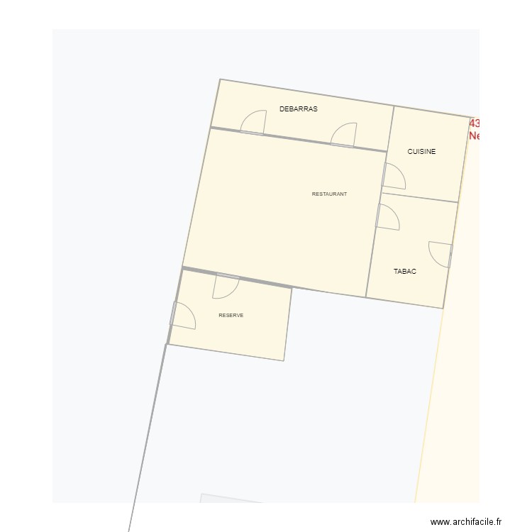 SOCCOJA  PLAN VIDE. Plan de 0 pièce et 0 m2