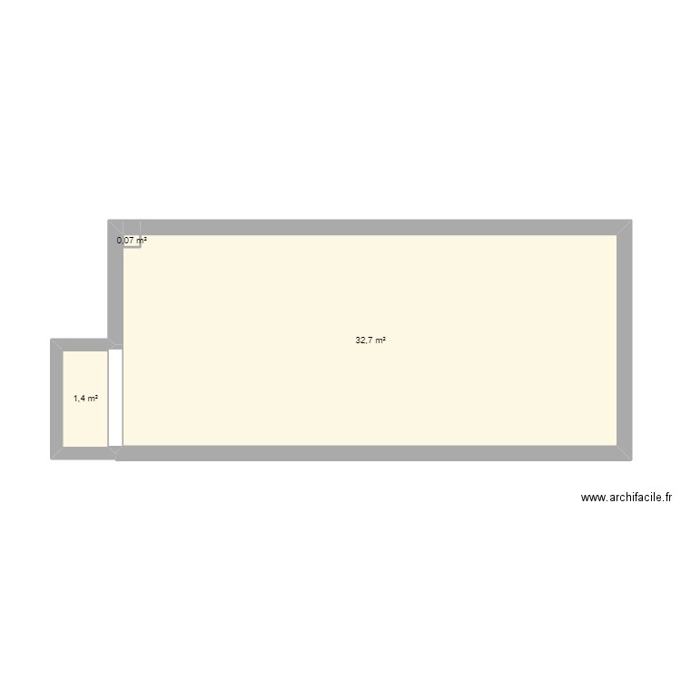 grenier. Plan de 0 pièce et 0 m2