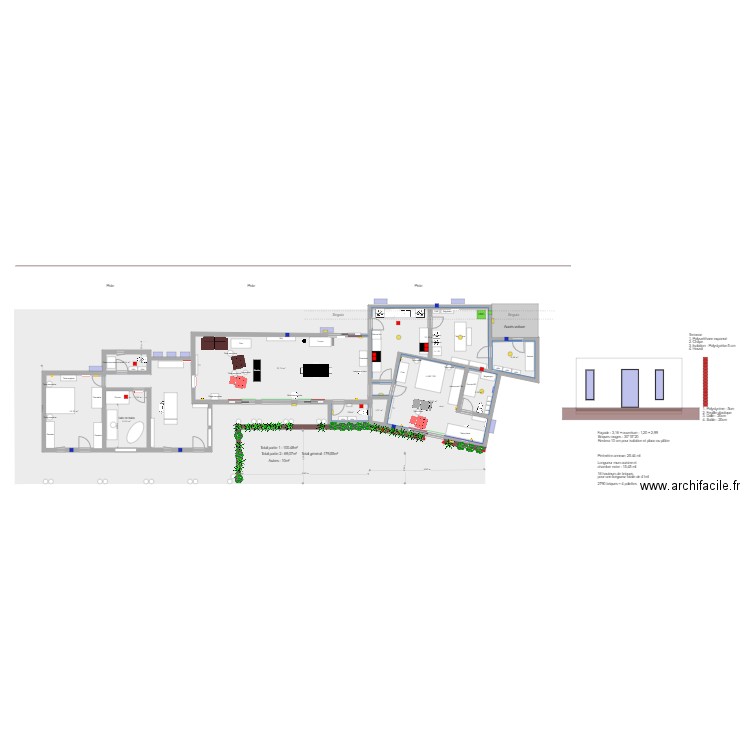 Schéma VMC. Plan de 0 pièce et 0 m2