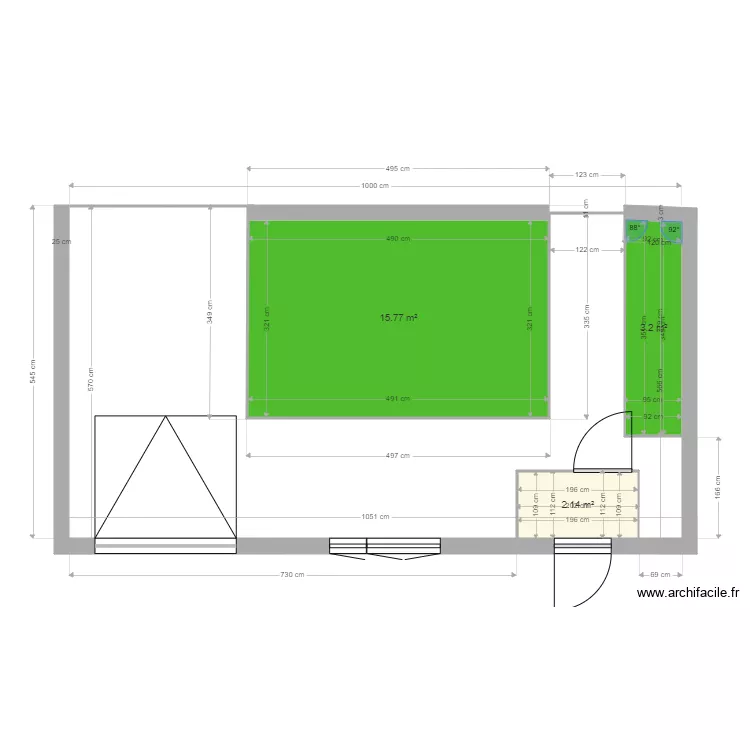 maison. Plan de maison. Plan de