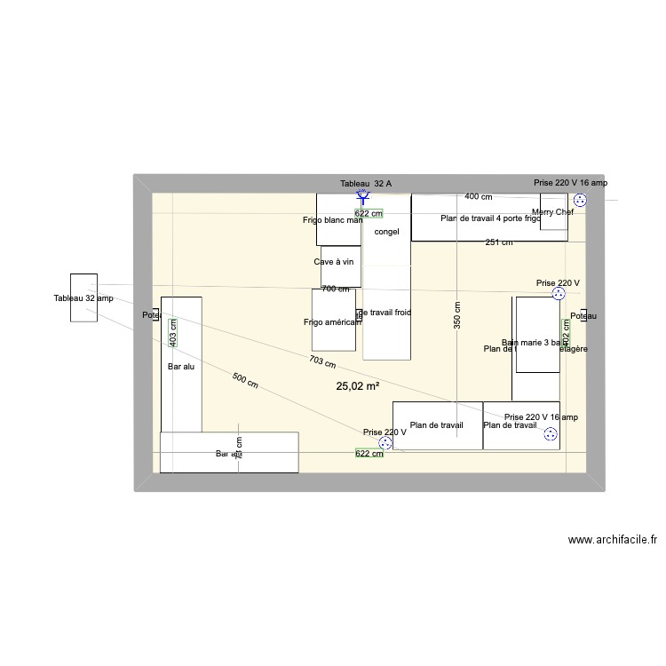 Plan terrasse Manoir . Plan de 0 pièce et 0 m2