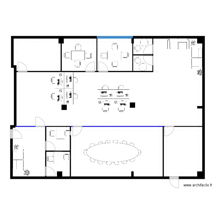 Locaux Toulouse projet 3. Plan de 0 pièce et 0 m2