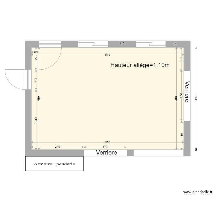 Cuisine Etaules 2. Plan de 0 pièce et 0 m2