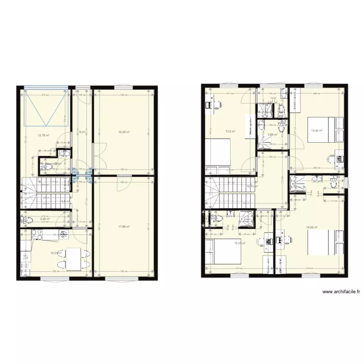 cadren moreau. Plan de 
