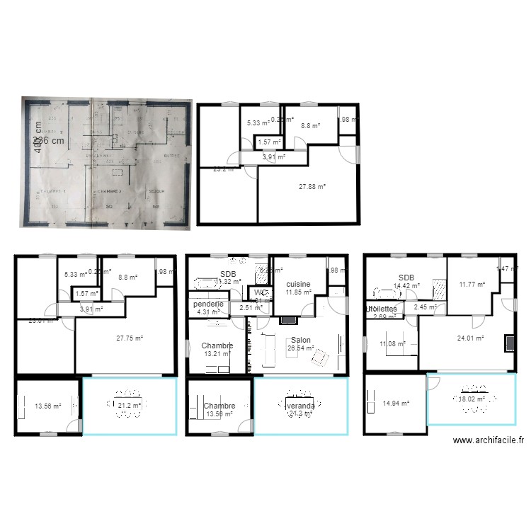 Maison igny Projet X 3. Plan de 0 pièce et 0 m2