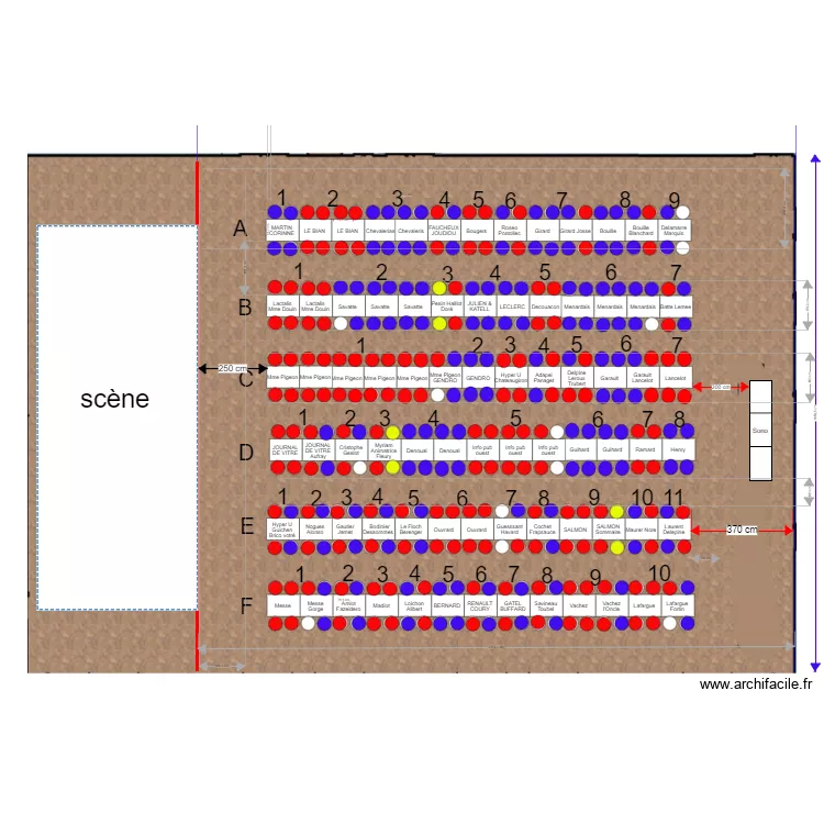 Table 24 sept 22 disco 80 VERSION JULIEN. Plan de 