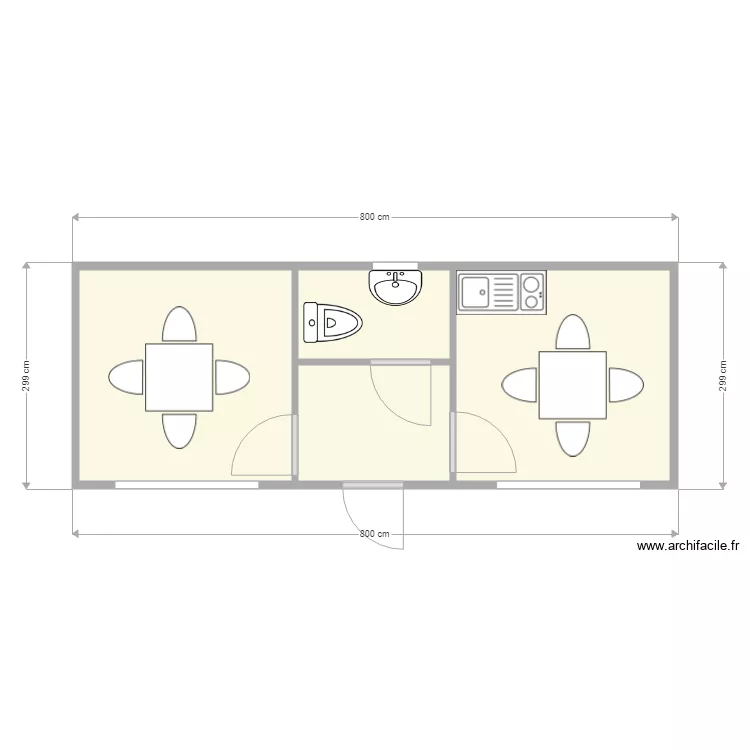 DCA NV. Plan de 