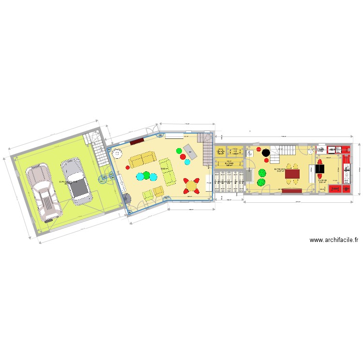 PROJET SEJOUR TOIT ZINC7. Plan de 0 pièce et 0 m2