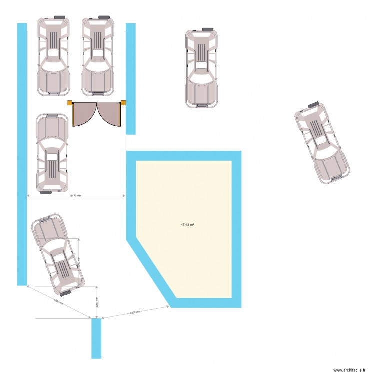 Portail Saunières. Plan de 0 pièce et 0 m2